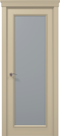 Двері Папа Карло Модель ART-01 скло сатин (світлий)